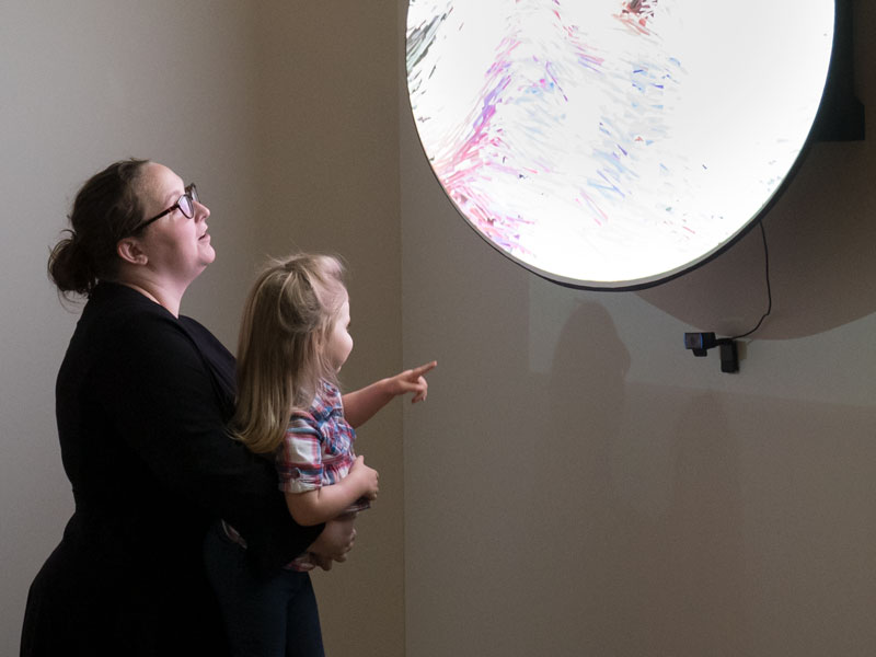 Art reception at OSU MoA