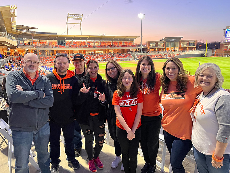 Staff outing at Cowboy baseball game Staff outing at Cowboy baseball game