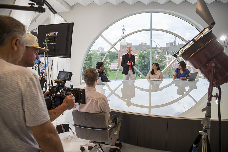 Behind the scenes at PSA filming Behind the scenes at PSA filming